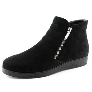 BeautiFeel Black Suede Ankle Boots Brie 1097 Size EU 38 US 7.5/8.0 Casual Winter